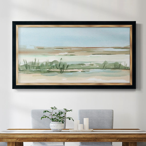 Red Barrel Studio® Peaceful Lowland I Framed On Canvas Print Wayfair
